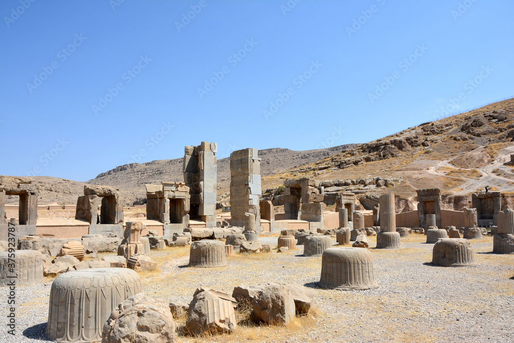 Persepolis, Hall of 100 Columns, partial view Persepolis, Hall of 100 Columns, partial view