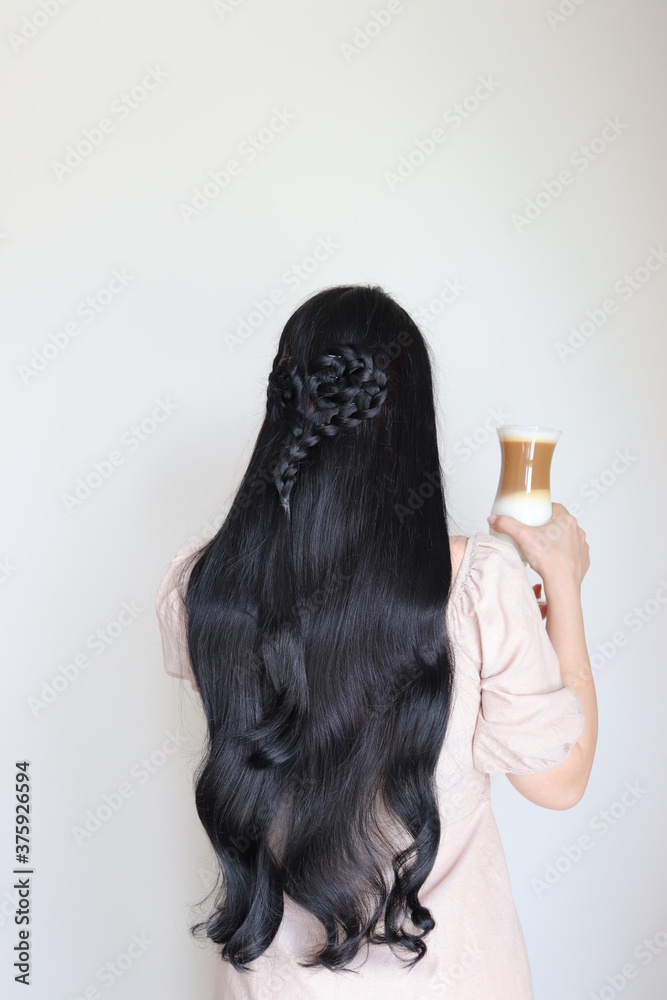 Fototapeta premium długie piękne włosy