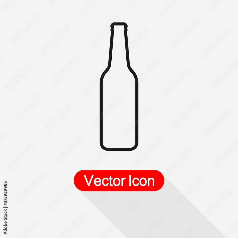 Beer Bottle Icon Vector Illustration Eps10 Beer Bottle Icon Vector Illustration Eps10