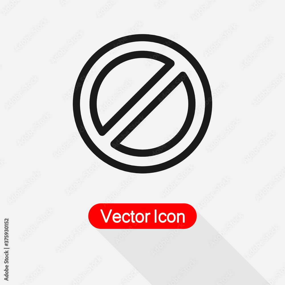 Block Icon Vector Illustration Eps10 Block Icon Vector Illustration Eps10