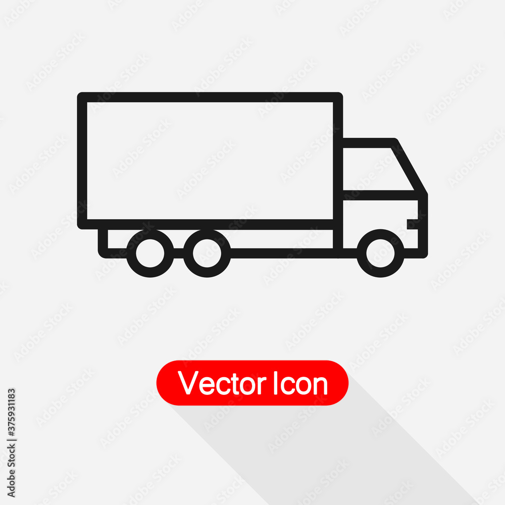 delivery Truck Icon Vector Illustration Eps10 delivery Truck Icon Vector Illustration Eps10