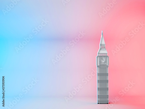 wallpaper 3d illustration of big ben london