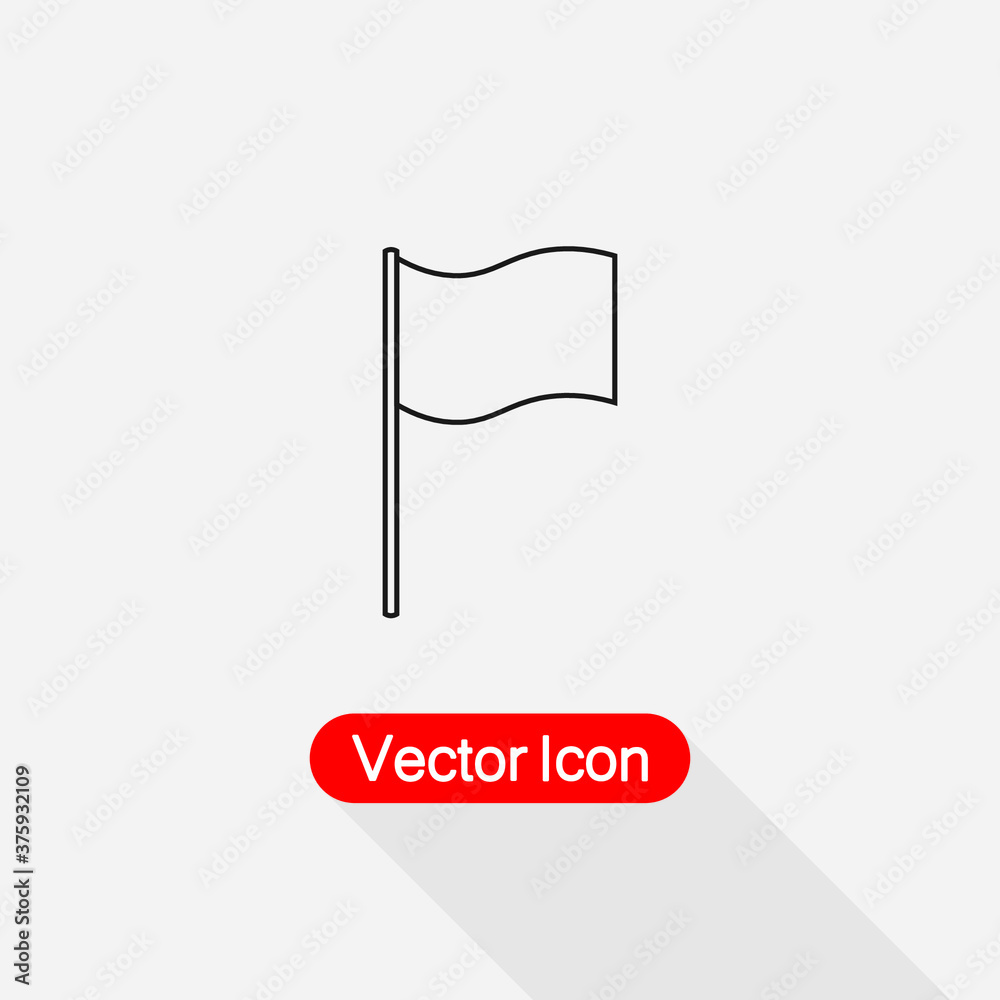 Flag Icon Vector Illustration Eps10 Flag Icon Vector Illustration Eps10
