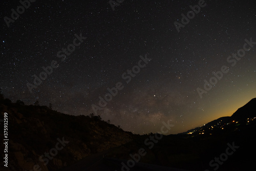 night sky with stars