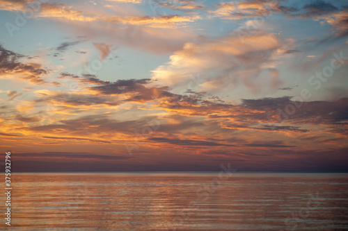 Sunset on the beach © frederik