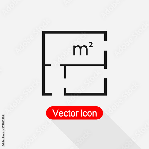 Home Plan Icon Vector Illustration Eps10