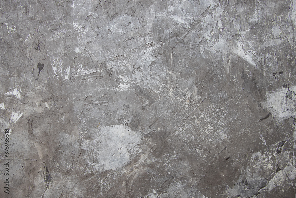 Naklejka premium Aged gray aged cement wall.Textured, grunge, smear