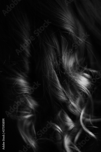 Fototapeta Naklejka Na Ścianę i Meble -  Details of body of beautiful girl, fashion and art, authentic black and white photo shoot