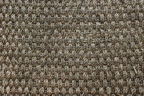 Pattern of straw rope surface