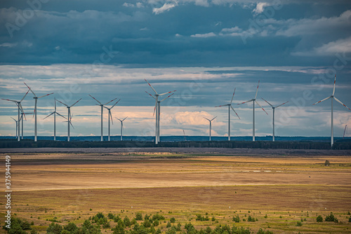 Windräder in der Lausitz