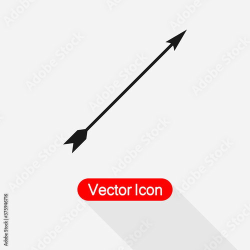 Arrow Bow Icon Vector Illustration Eps10