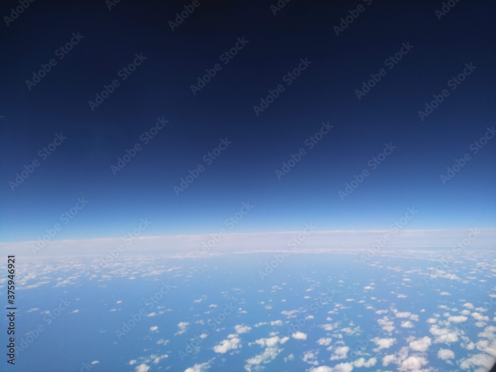 blue sky with clouds