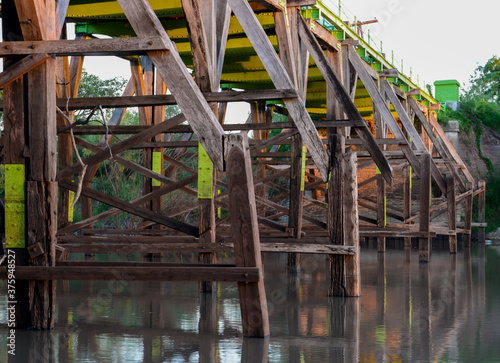 Famous Pexoa Bridge in the Province of Corrientes