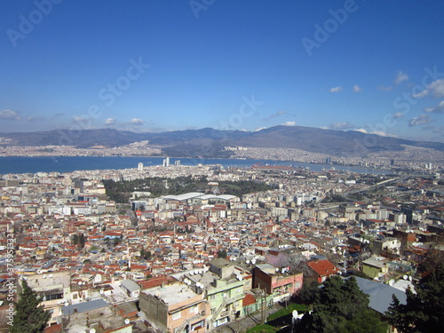 aerial view of Izmir Turkey