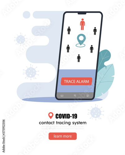 Covid-19 contact tracing system, mobile application to prevent spread virus.