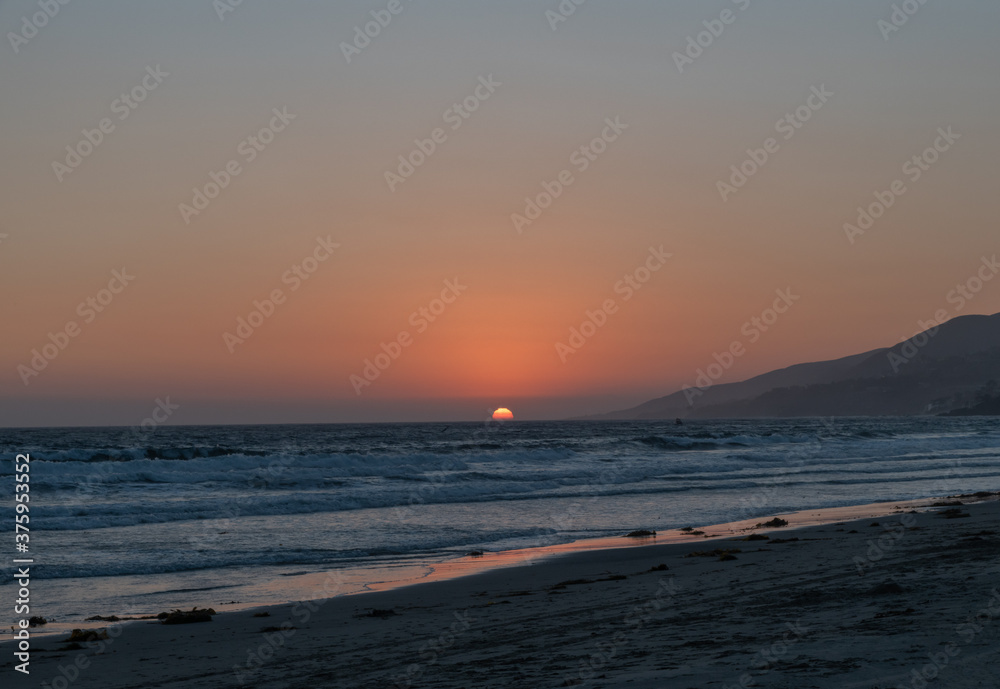 Another beautiful Zuma Beach sunset, Malibu, Southern California