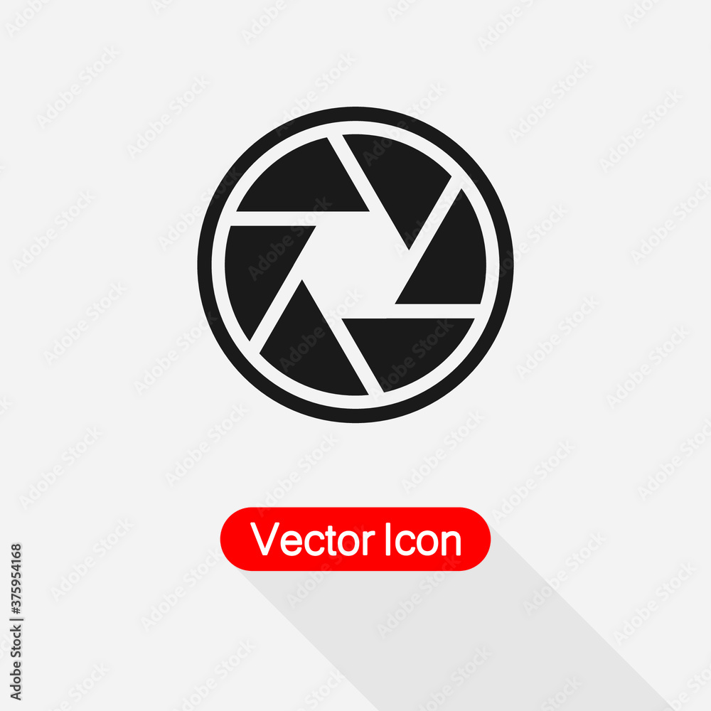 Camera Objective Icon Vector Illustration Eps10 Camera Objective Icon Vector Illustration Eps10