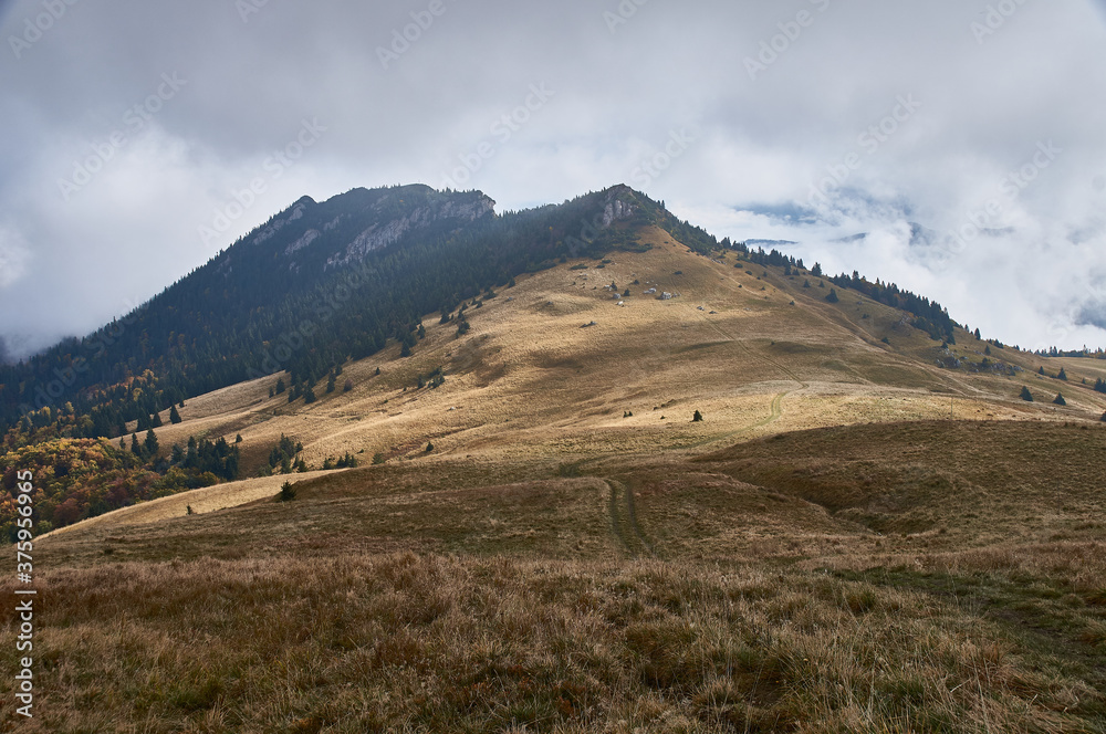 landscape of Low Tatras, meadows, autumn, Slovakia