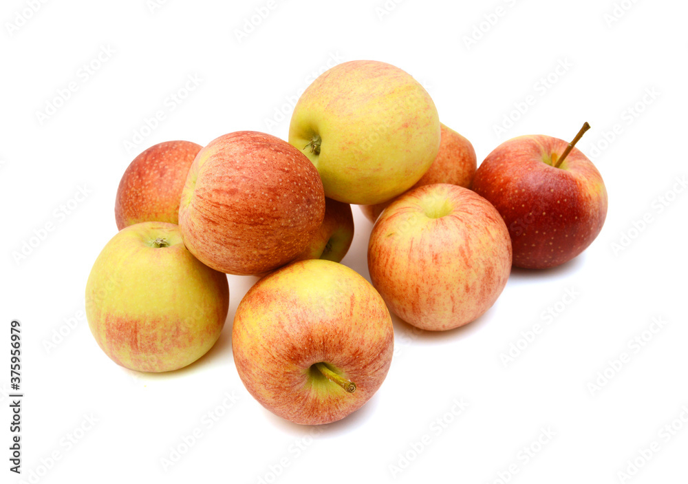 Fresh red apples isolated on white background Fresh red apples isolated on white background