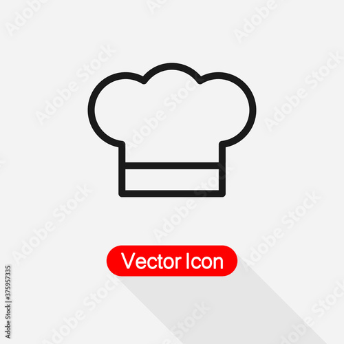 Chef Hat Icon Vector Illustration Eps10