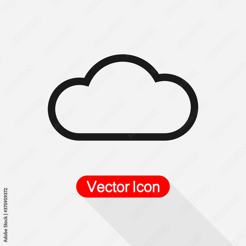 Cloud Icon Vector Illustration Eps10