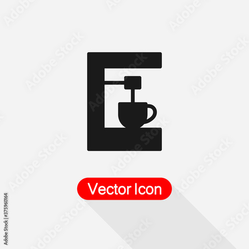 Coffee Machine Icon Vector Illustration Eps10