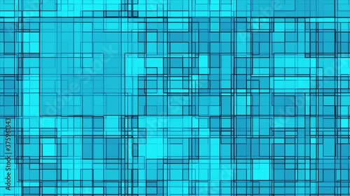 blue mosaic background - abstrac dinamic
