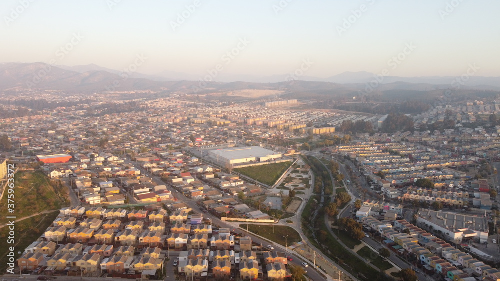 Fototapeta premium VISTAA EREA DE VILLA ALEMANA
