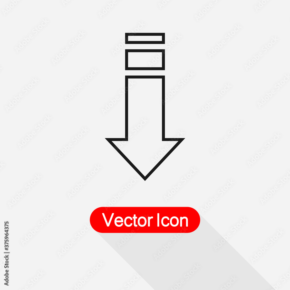 Download Arrow Icon Vector Illustration Eps10 Download Arrow Icon Vector Illustration Eps10