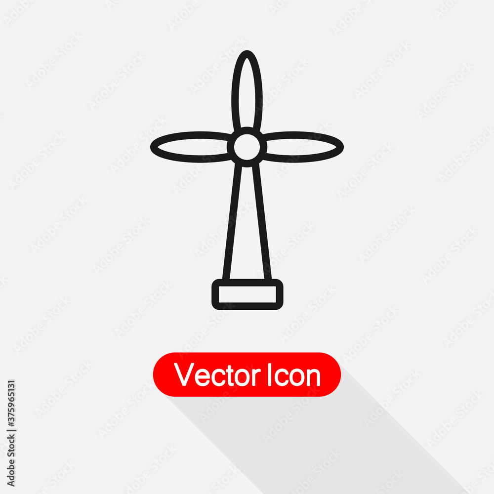 Eco Turbine Icon Vector Illustration Eps10 Eco Turbine Icon Vector Illustration Eps10