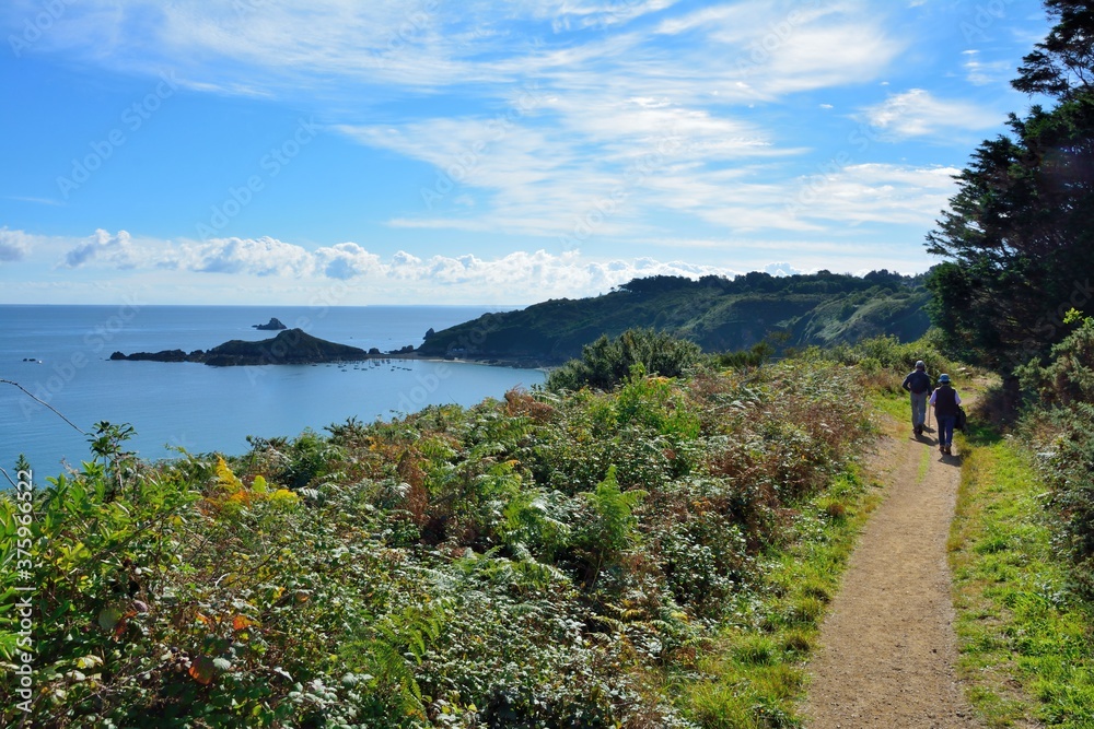 Beautiful seascape at Plouha in Brittany France Beautiful seascape at Plouha in Brittany France