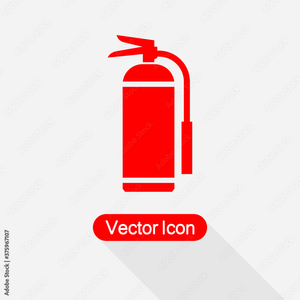 Fire Extinguisher Sign Vector Illustration Eps10