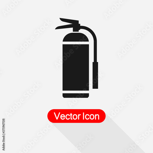 Fire Extinguisher Sign Vector Illustration Eps10