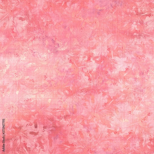 Coral pink girly sweet seamless pattern texture. High quality illustration. Candy, ice cream, or sherbet pink. Natural texture with digital overlay. © NinjaCodeArtist