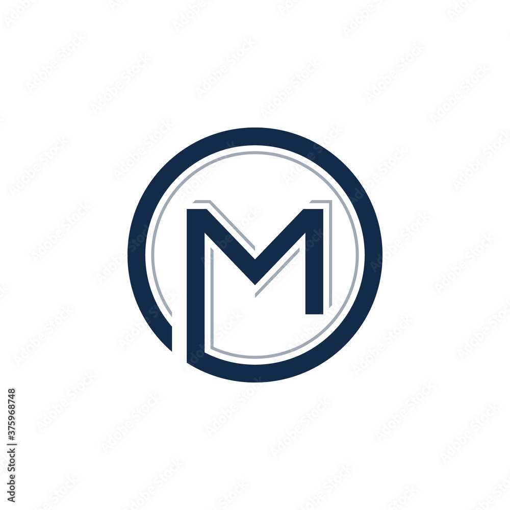 Initial M Letter Logo Vector Design Initial M Letter Logo Vector Design