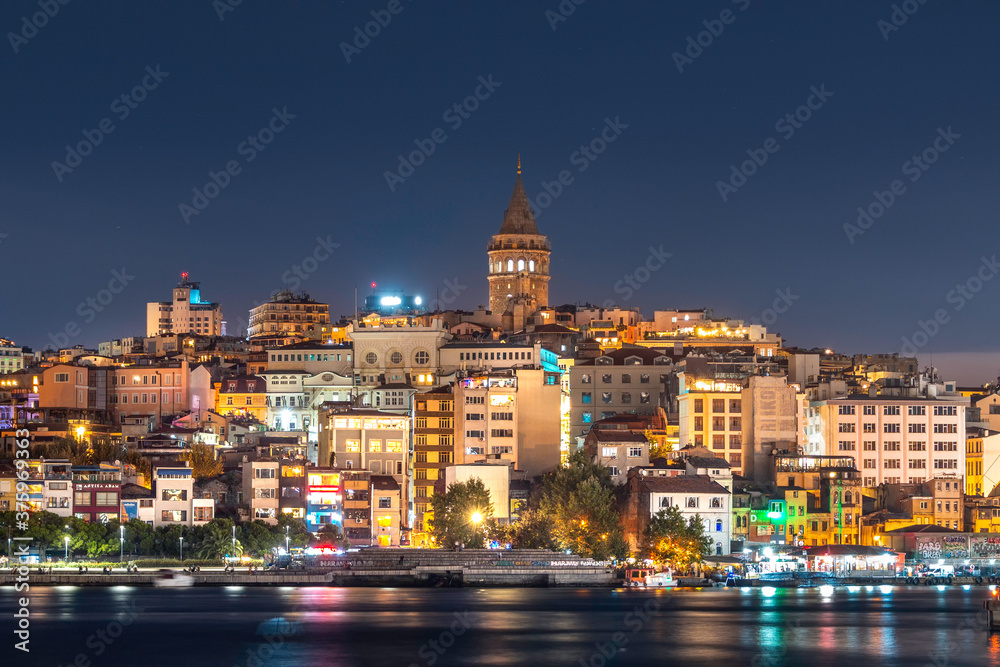 night view of istanbul