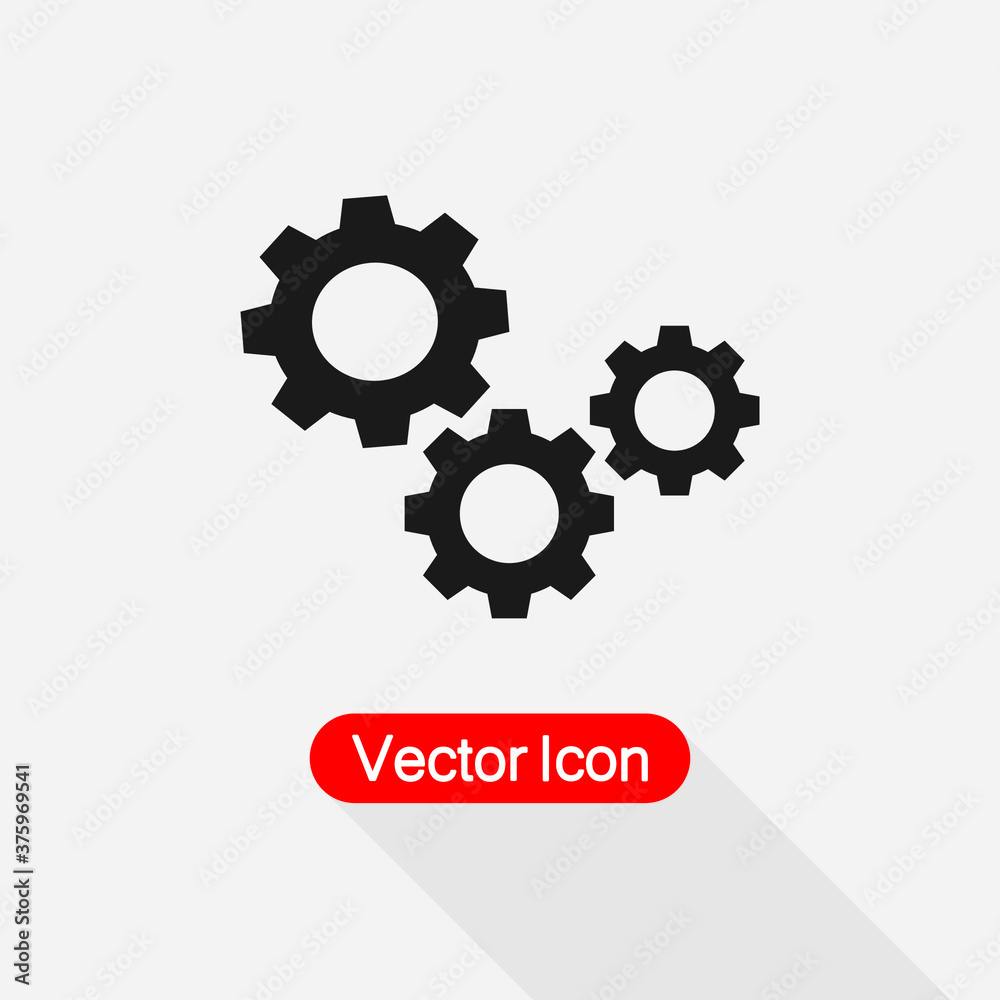 Gear Icon, Cog wheel Icon,Mechanism Icon Vector Illustration Eps10