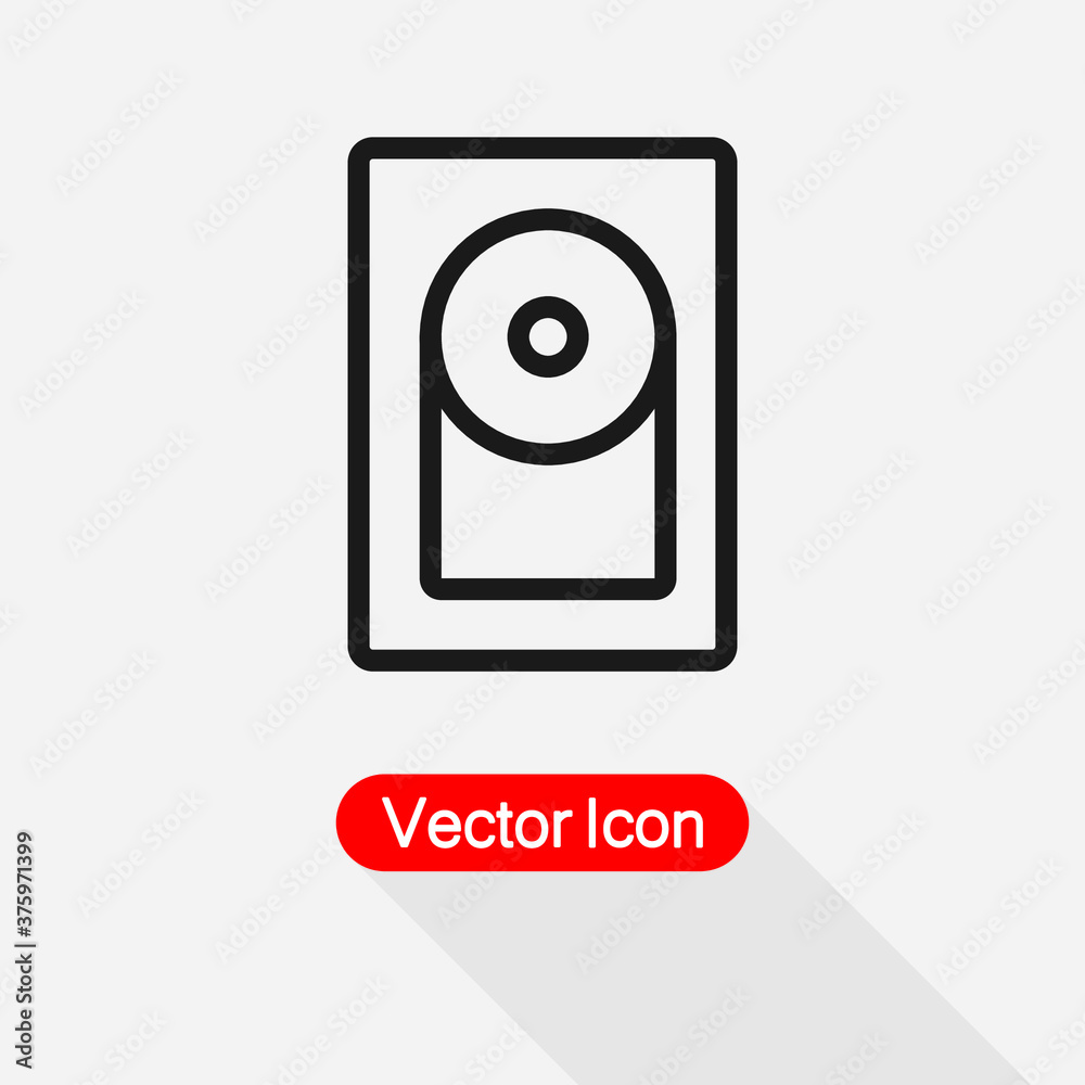 Hard Disc Icon Vector Illustration Eps10 Hard Disc Icon Vector Illustration Eps10