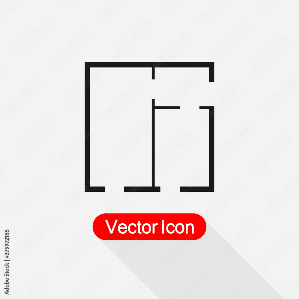 Home Plan Icon Vector Illustration Eps10 Home Plan Icon Vector Illustration Eps10