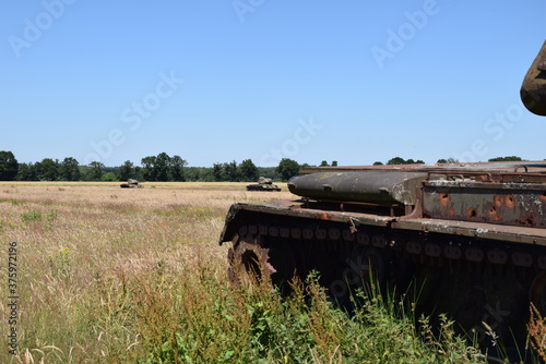 Panzer auf dem Panzerfeld bei Wahn
