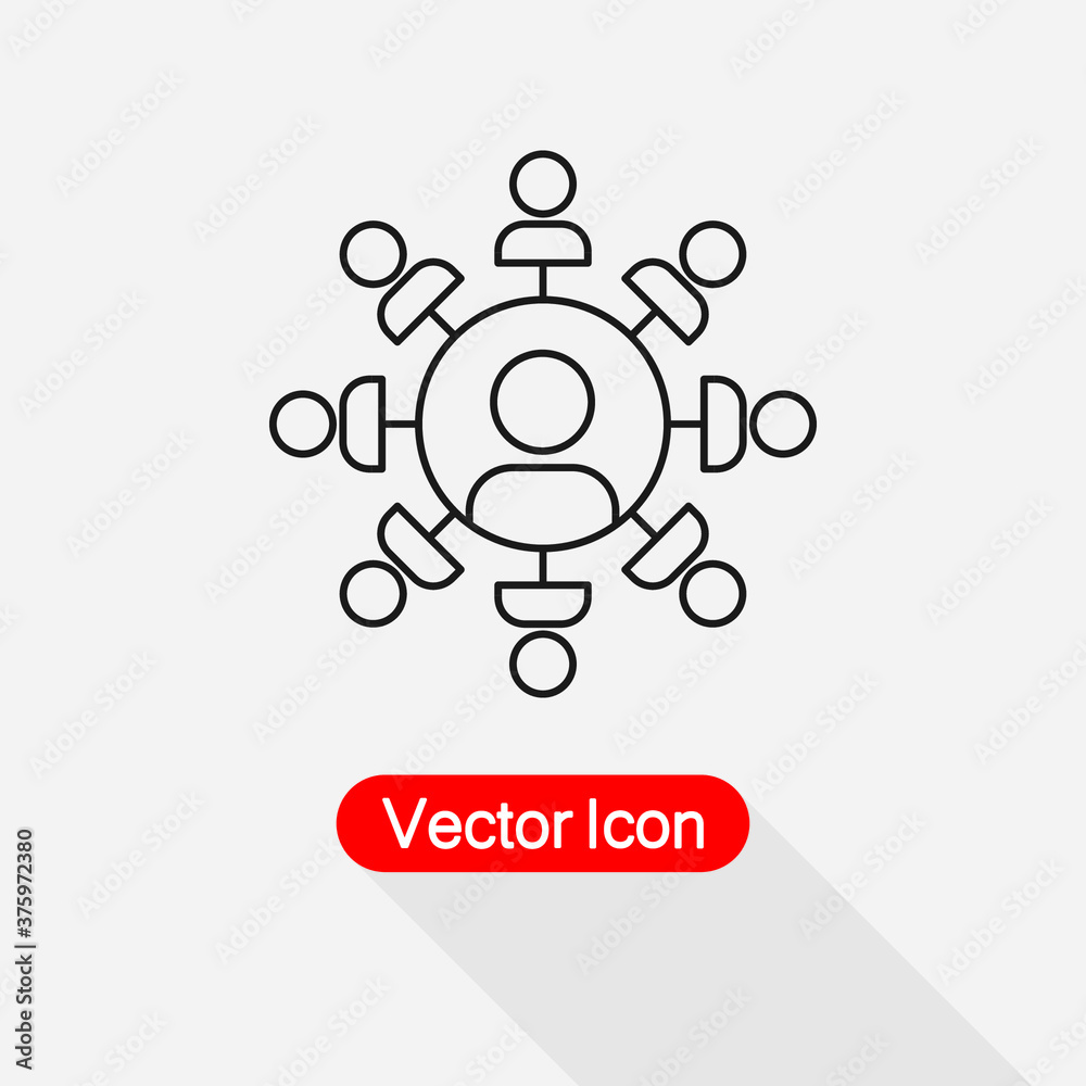 HR Management Icon Vector Illustration Eps10 HR Management Icon Vector Illustration Eps10