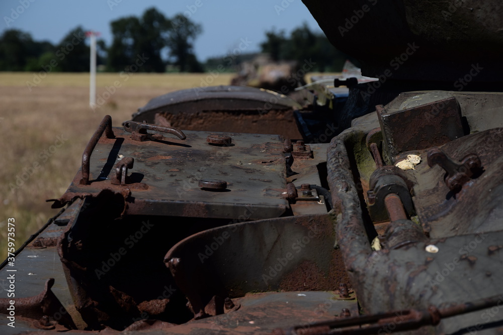 Panzer auf dem Panzerfeld bei Wahn