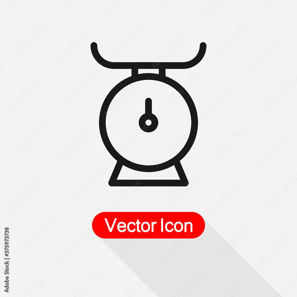 Kitchen Scale Icon Vector Illustration Eps10 Kitchen Scale Icon Vector Illustration Eps10
