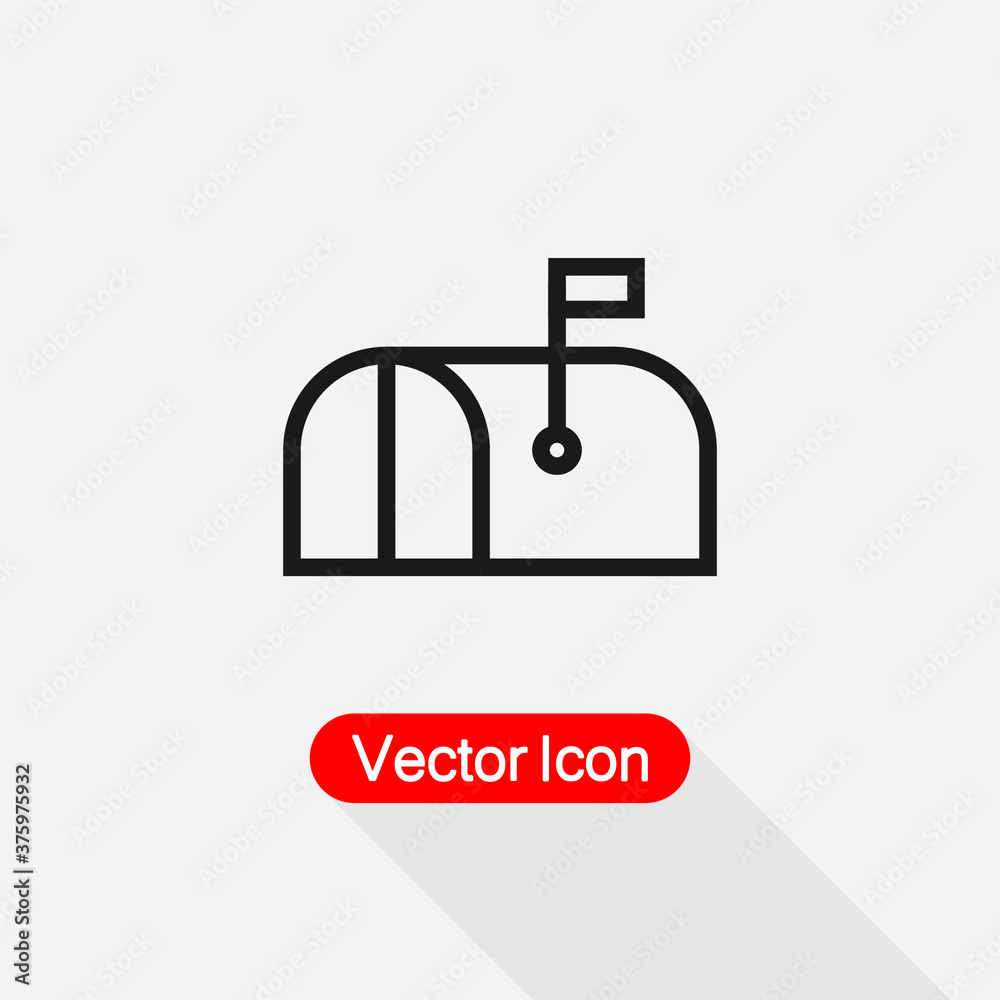 Mailbox Icon Vector Illustration Eps10 Mailbox Icon Vector Illustration Eps10