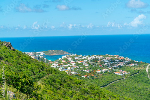 The caribbean island of St.maarten / st.martin cityscape