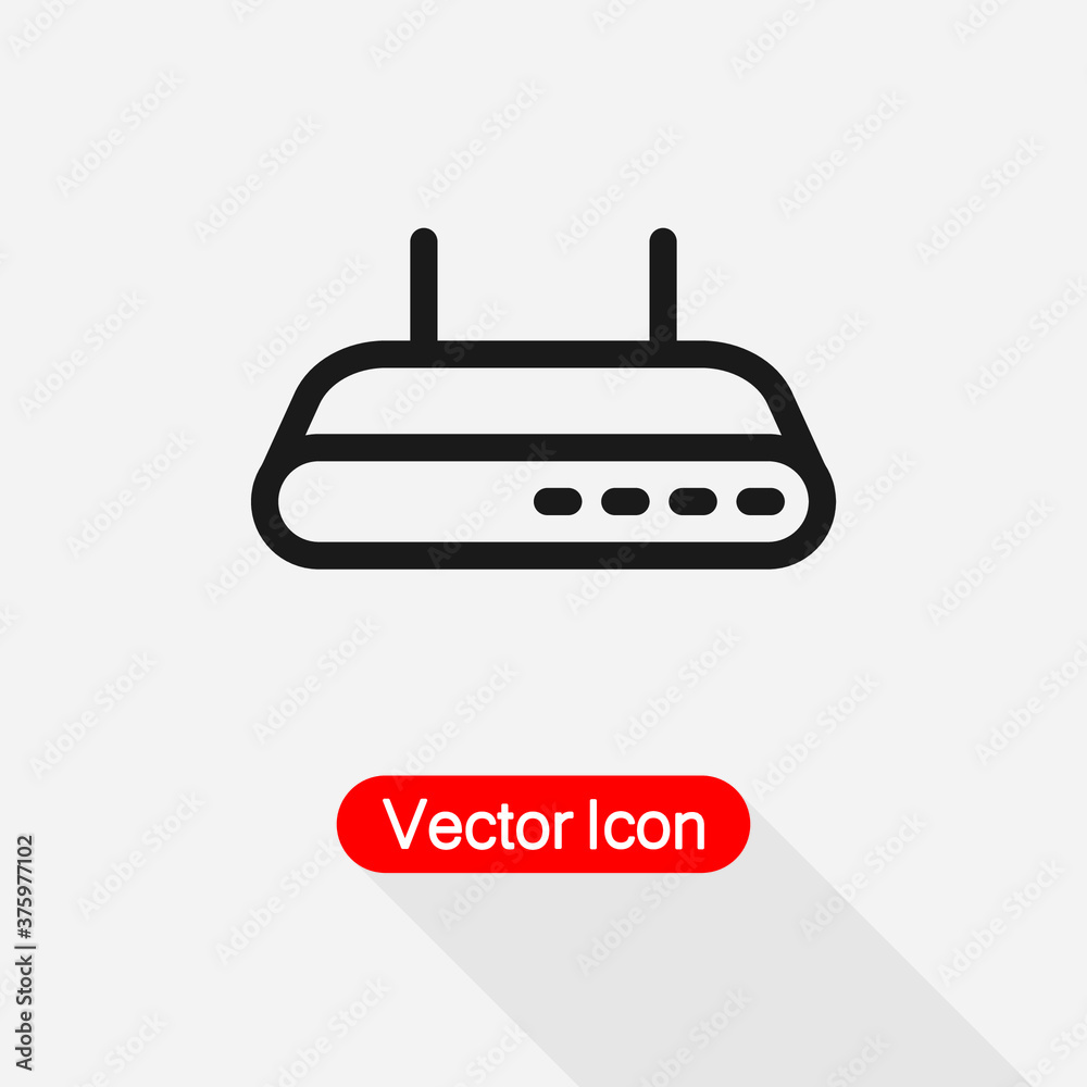 Modem Icon Vector Illustration Eps10 Modem Icon Vector Illustration Eps10