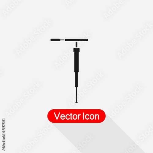 Monopod For Camera Vector Illustration Eps10