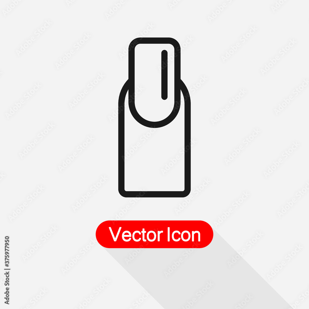 Nail Icon Vector Illustration Eps10 Nail Icon Vector Illustration Eps10