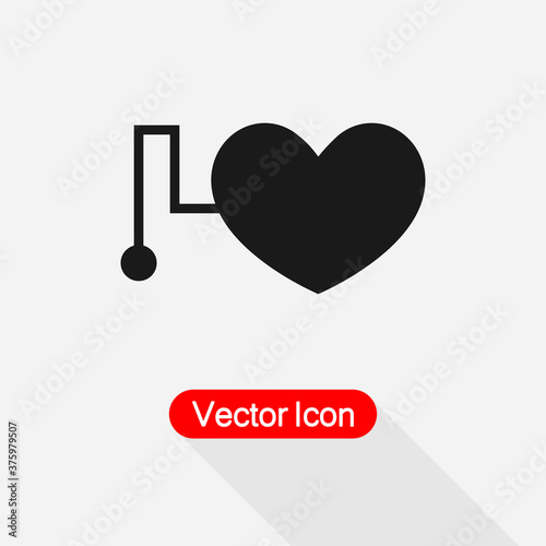 Pacemaker Icon Vector Illustration Eps10