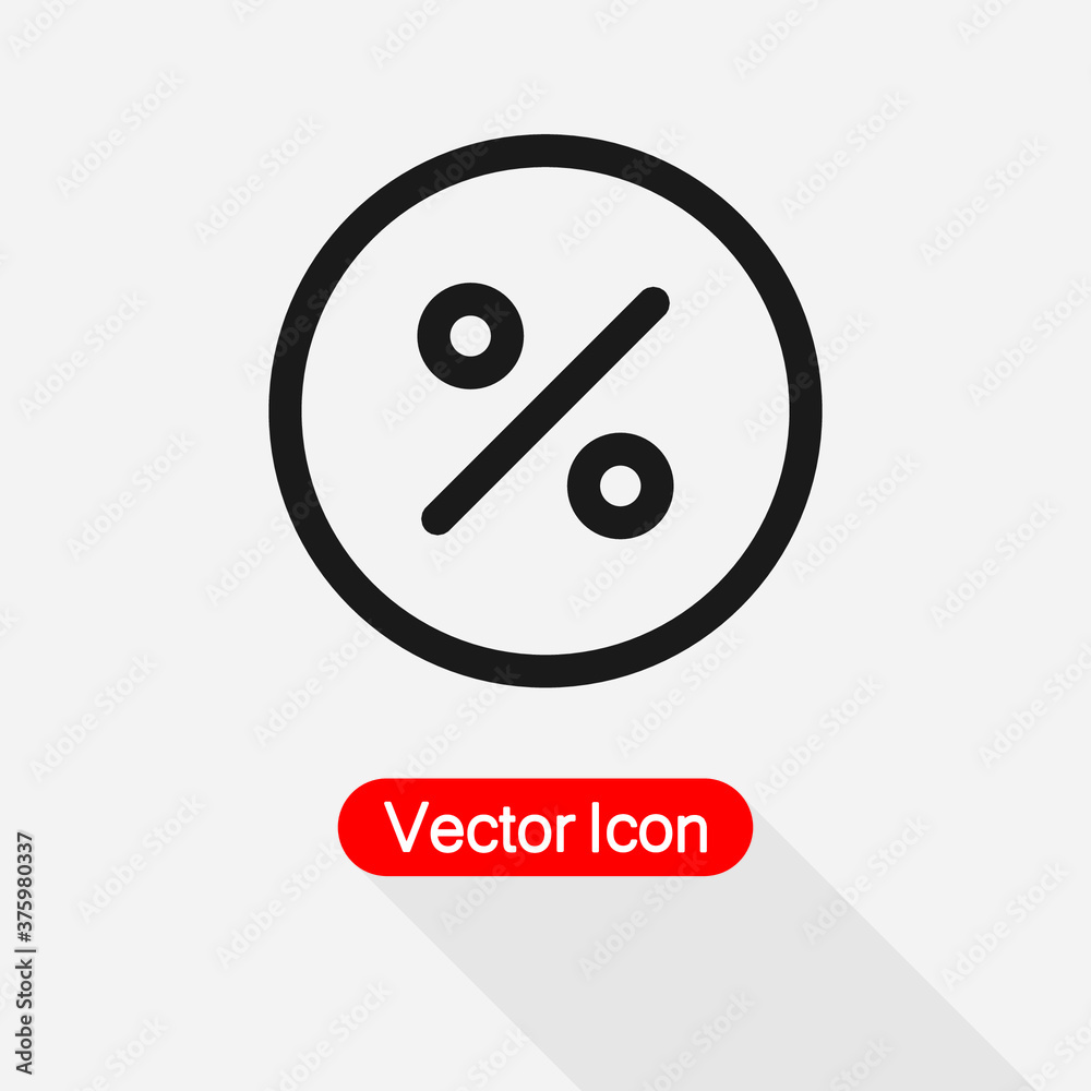 Percent Icon Vector Illustration Eps10 Percent Icon Vector Illustration Eps10